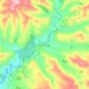 Papanui Junction topographic map, elevation, terrain