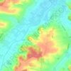 Hettlingen topographic map, elevation, terrain