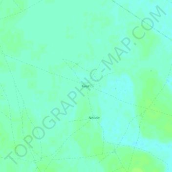 Kauri topographic map, elevation, terrain