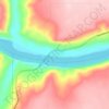 Dunvegan topographic map, elevation, terrain