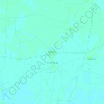 Niwani topographic map, elevation, terrain