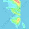 Ithan topographic map, elevation, terrain