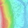 Fontaine topographic map, elevation, terrain