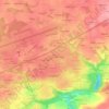 Ribeuz topographic map, elevation, terrain