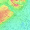 Nervesa della Battaglia topographic map, elevation, terrain