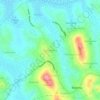 Nakatema topographic map, elevation, terrain