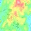 Willington Hill topographic map, elevation, terrain