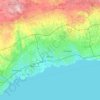 Whitby topographic map, elevation, terrain