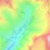 Les Mottets topographic map, elevation, terrain