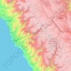 Provincia de Huarochirí topographic map, elevation, terrain