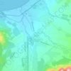 Cantone topographic map, elevation, terrain