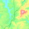 Robbins topographic map, elevation, terrain