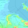 Malalag topographic map, elevation, terrain