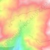 Parsan topographic map, elevation, terrain