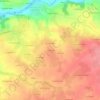 La Marzelle topographic map, elevation, terrain