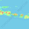 Bali topographic map, elevation, terrain