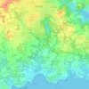 Kervam topographic map, elevation, terrain