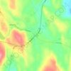 Dryden topographic map, elevation, terrain