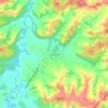 Coatesville topographic map, elevation, terrain