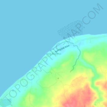 Ilog Malino topographic map, elevation, terrain