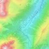 Le Couteray topographic map, elevation, terrain