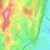 Les Piasses topographic map, elevation, terrain