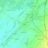 Lamphun topographic map, elevation, terrain