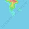 Habagatan topographic map, elevation, terrain