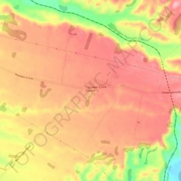Fordell topographic map, elevation, terrain