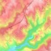 Theil topographic map, elevation, terrain