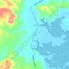 Datu topographic map, elevation, terrain
