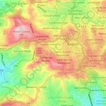 Middle Rock Quarry topographic map, elevation, terrain