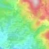 La Penderie topographic map, elevation, terrain