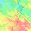 Barrancos topographic map, elevation, terrain