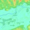 Krobielewo topographic map, elevation, terrain