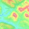 Negro topographic map, elevation, terrain