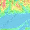 Big Indian topographic map, elevation, terrain
