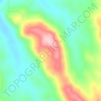 Cerro Feio topographic map, elevation, terrain