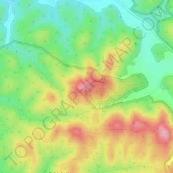 Sheikh Ali topographic map, elevation, terrain