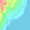 Tabunok topographic map, elevation, terrain