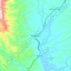 Malungon topographic map, elevation, terrain