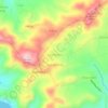 San Diego topographic map, elevation, terrain