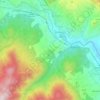 Casciana topographic map, elevation, terrain