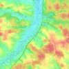 Grafing topographic map, elevation, terrain