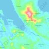 Jose Panganiban topographic map, elevation, terrain