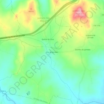 Ima do Jarmelo topographic map, elevation, terrain