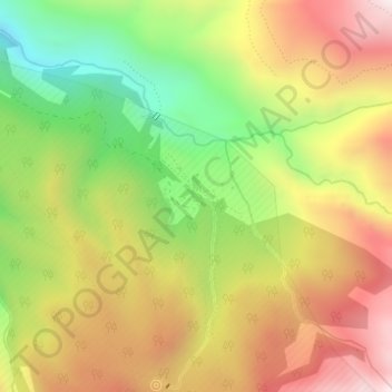 Kaisang topographic map, elevation, terrain