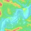 Las Mercedes topographic map, elevation, terrain