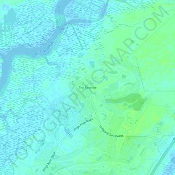 The Reserve topographic map, elevation, terrain
