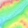 Le Pont topographic map, elevation, terrain